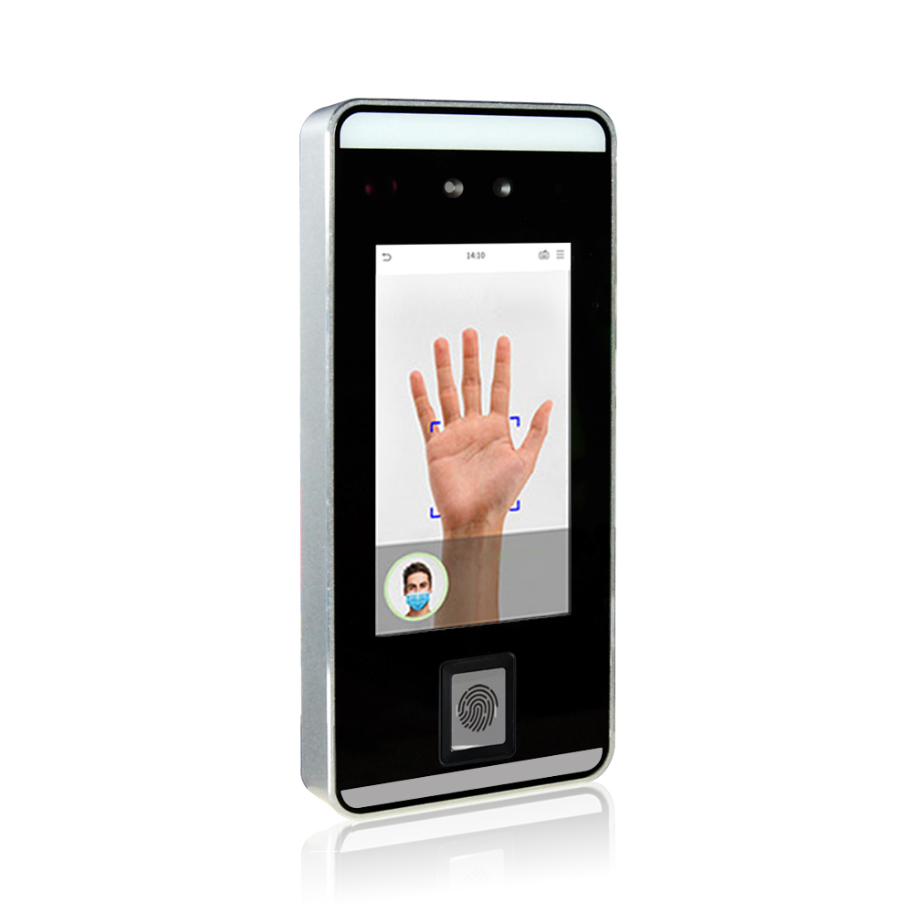 Controle de acesso facial e palma com reconhecimento facial